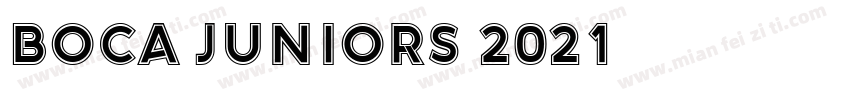 Boca Juniors 2021字体转换